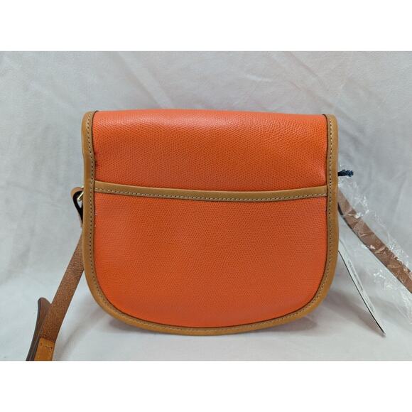 Dooney & Bourke Orange Orange Pebble Grain Cross‎ Body Field Bag New NWT - Picture 5 of 13